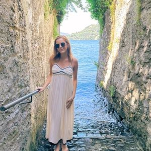 Zara Cream Maxi Dress